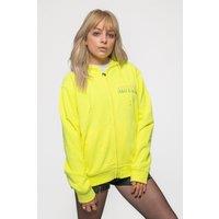 Nirvana Sorbet Ray Grunge Smile Hoodie in Yellow | Size: 2XL
