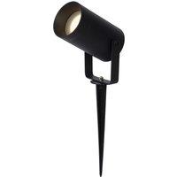 Lucide 'TAYLOR' Dimmable Outdoor Tiltable Spike Garden Spotlight 1xGU10 in Black