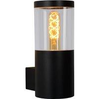 Lucide 'FEDOR' Dimmable Stylish Decorative Mountable Outdoor Wall Light 1xE27 in Black
