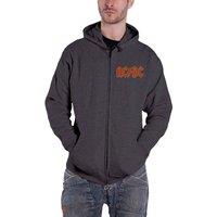 AC/DC Voltage Logo Hoodie in Grey | Size: Medium