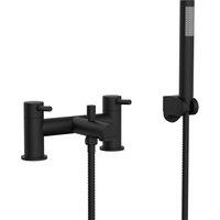 Nes Home Shower Mixer Tap With Handheld Shower Kit Matt Black