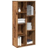 Berkfield Home Book Cabinet Old Wood 50x25x104 cm in Brown | Size: 50 x 25 x 104 cm