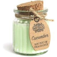 KDMD Cucumber Soy Pot of Fragrance Candles - (Set of 2) in Green