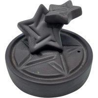 KDMD Backflow Incense Burner - Pentagon Falls in Grey