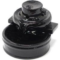 KDMD Backflow Incense Burner - Zen Flow in Black
