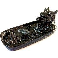 KDMD Backflow Incense Burner - Dragon in Mountain in Grey