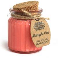 KDMD Midnight Rose Soy Pot of Fragrance Candles - (Set of 2) in Red