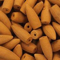 KDMD Back Flow Incense Cones - Amber (approx 225 pcs) 500g in Yellow