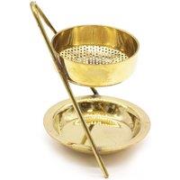 KDMD Brass Resin Incense Warmer - Fixed in Gold