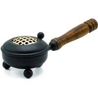 KDMD Med Iron Censer Incense Burner - Gold detail in Grey