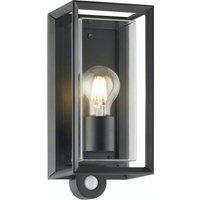 First Choice Lighting Brandon - Black Motion Sensor Outdoor Wall Light
