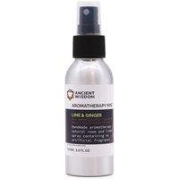 KDMD 100ml Essential Oil Mist - Lime & Ginger in Silver