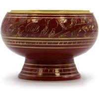 KDMD Chakra Tall Charcoal Incense Jar - Root in Maroon
