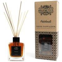 KDMD 200ml Patchouli Essential Oil Reed Diffuser in Black