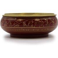 KDMD Chakra Charcoal Incense Jar - Root in Maroon