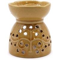 KDMD Tree of Life Oil Burner - Honey in Yellow