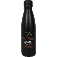 KDMD The Blood Of My Enemies Metal Water Bottle in Black