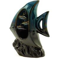 KDMD Backflow Incense Burner - Tropical Fish in Green