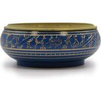 KDMD Chakra Charcoal Incense Jar - Third Eye in Blue