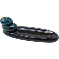 KDMD Backflow Incense Burner - Zen Pebbles Classic in Black