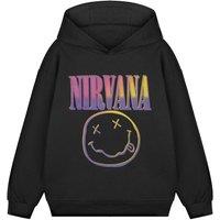 Nirvana Hoodie | Black | Official Merch | Size: 3-4 Years