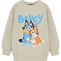 Bluey Sweatshirt | Oatmeal | Official Merch in Beige | Size: 2-3 Years