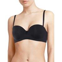Chantelle Women's Essentiall Bandeau T-Shirt Bra in Black | Size: 32C