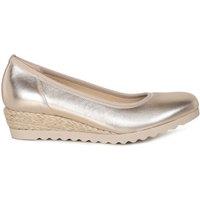 Gabor Women's 'Epworth' Low Wedge Heeled Shoes in Gold | Size: 5