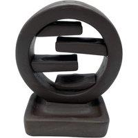 KDMD Backflow Incense Burner - Zen Circle of Life in Grey