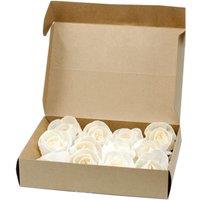 KDMD Natural Diffuser Flowers - Lrg Rose on String - (Set of 12) in White