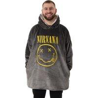 Nirvana Men's Blanket Hoodie | Black | Official Merch
