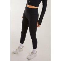 Pink Vanilla Women's Active Rib Leggings in Black | Size: Small