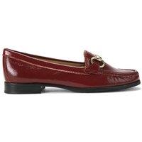 Carvela Women's 'Click' Leather Patent Flats in Red | Size: 4