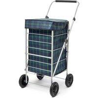 Chums 60L 4 Wheel Shopping Trolley with Lightweight Steel Frame