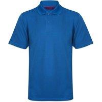 Henbury Men's Coolplus Pique Polo Shirt in Mid Blue | Size: Medium