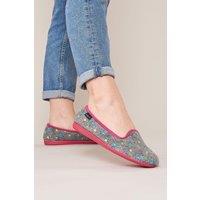 Moshulu Women's 'Amaretti' Ballerina Slippers in Charcoal | Size: 4