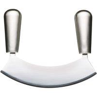 MasterClass Acero Stainless Steel 18cm (7") Single Bladed Hachoir in Silver