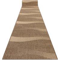 RugsX Sizal Floorlux Runner in Brown | Size: 70 cm x 170 cm