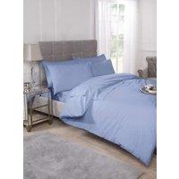 New Edge Blinds Percale Duvet Set in Blue | Size: Double