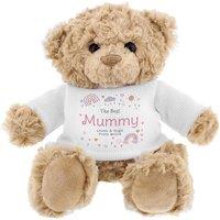 Personalised Memento Company Personalised Rainbows & Sunshine Teddy Bear in Light Brown