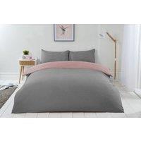 New Edge Blinds Brights Reversible Duvet in Pink | Size: Single