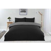 New Edge Blinds Brights Reversible Duvet in Black | Size: Double