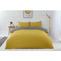 New Edge Blinds Brights Reversible Duvet in Yellow | Size: King