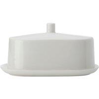 Maxwell & Williams Cashmere Butter Dish in White