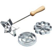 KitchenCraft Swedish Rosette Iron Set