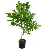 Leaf 65cm Artificial Toona Sinensis Plant Evergreen in Green