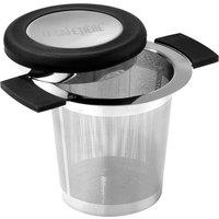La Cafetiere Stainless Steel Tea Infuser Basket with Lid, 140ml in Silver