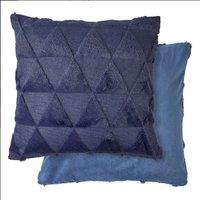 New Edge Blinds Newton Triangle Collection Soft Touch Cushion Cover in Blue | Size: 43 cm x 43 cm
