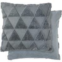 New Edge Blinds Newton Triangle Collection Soft Touch Cushion Cover in Grey | Size: 43 cm x 43 cm