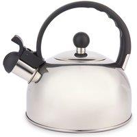 La Cafetiere Induction-Safe Stainless Steel Whistling Kettle in Silver